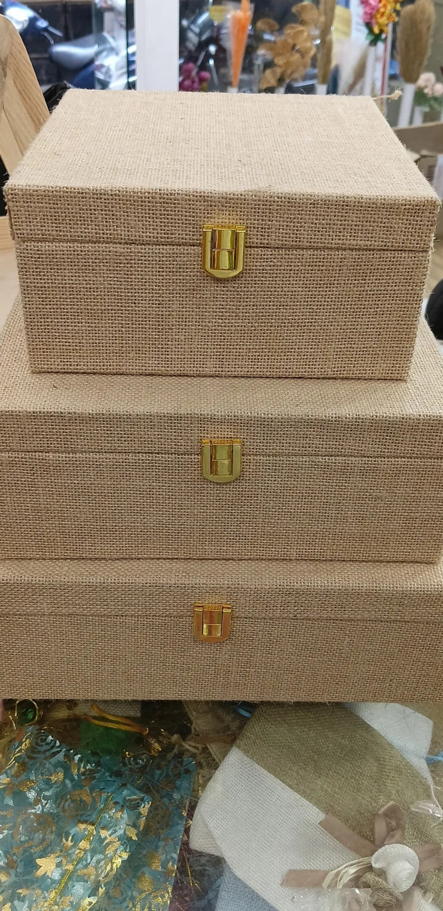 Jute MDF Boxes