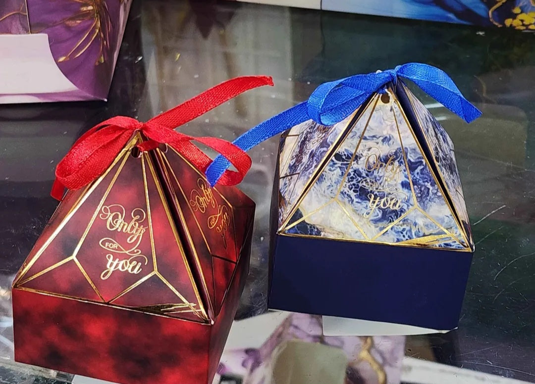 20 Pcs Decorative Folding Storage Box for Return Gift, Birthday, Gift Boxes