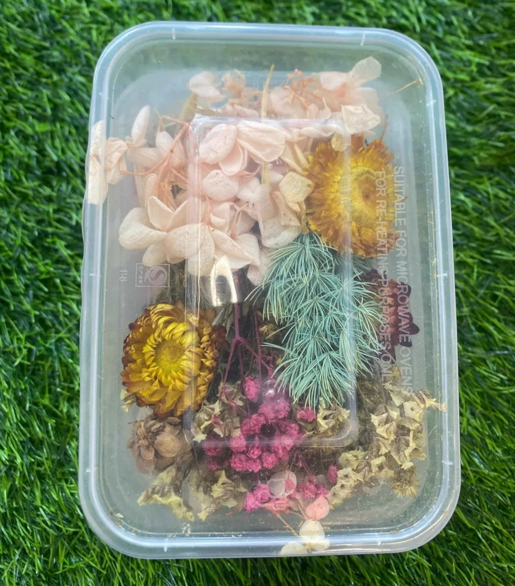 RESIN ART DRIED FLOWERS BOX