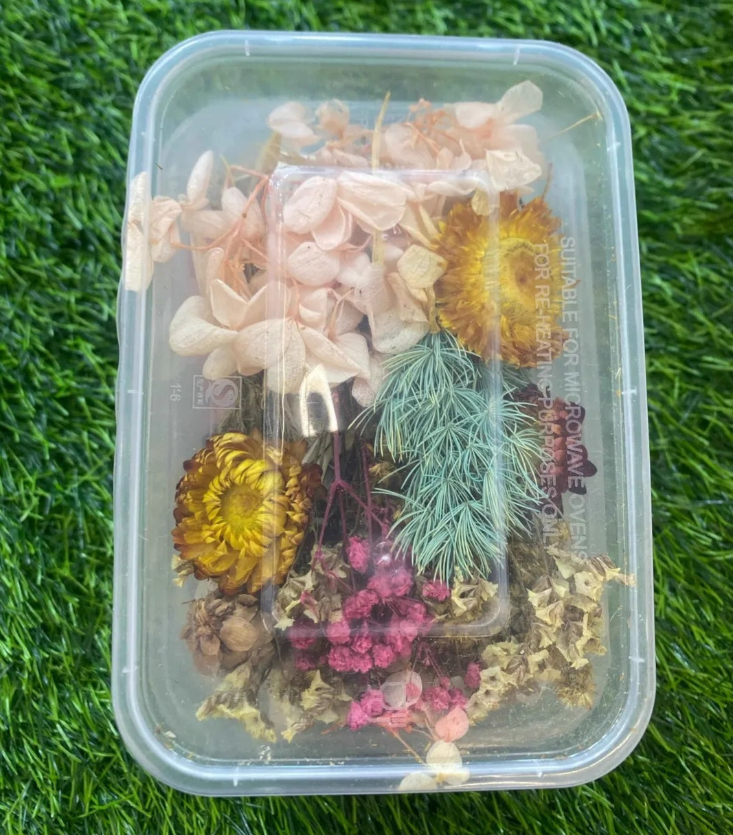 RESIN ART DRIED FLOWERS BOX