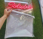 Luxury Gift Pouch Zipper Bag – Elegant Dress Storage for Weddings