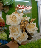 Glitter big flower bunch