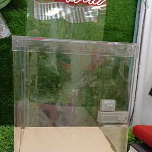 Cabin (Square) Full Transparent PVC Box | Cake Tall box | Hamper Box