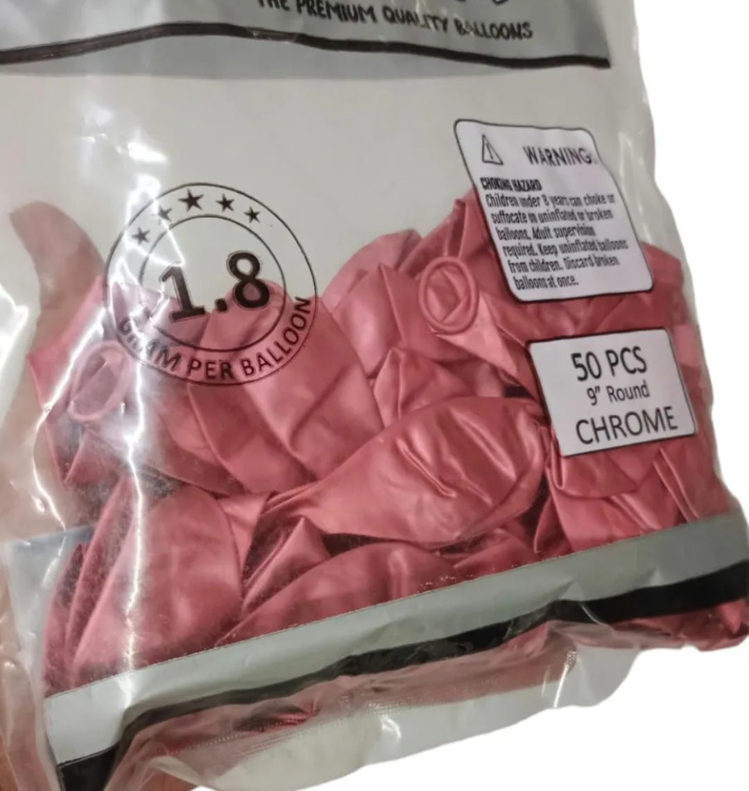 Chrome Metallic Balloon Packet