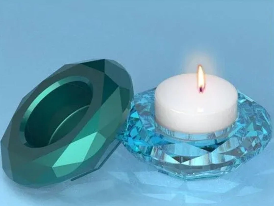 Diamond Tea Light Candle Holder Mould