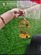 Decorative Metal Bird Cage Tea Light Candle Holder