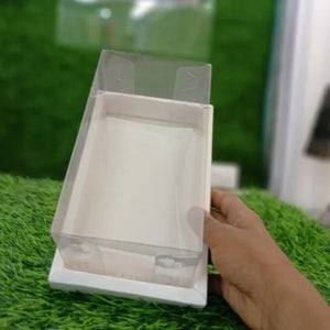 Clear PVC Gift Box for confectioneries and Hamper (10x8 Inch)