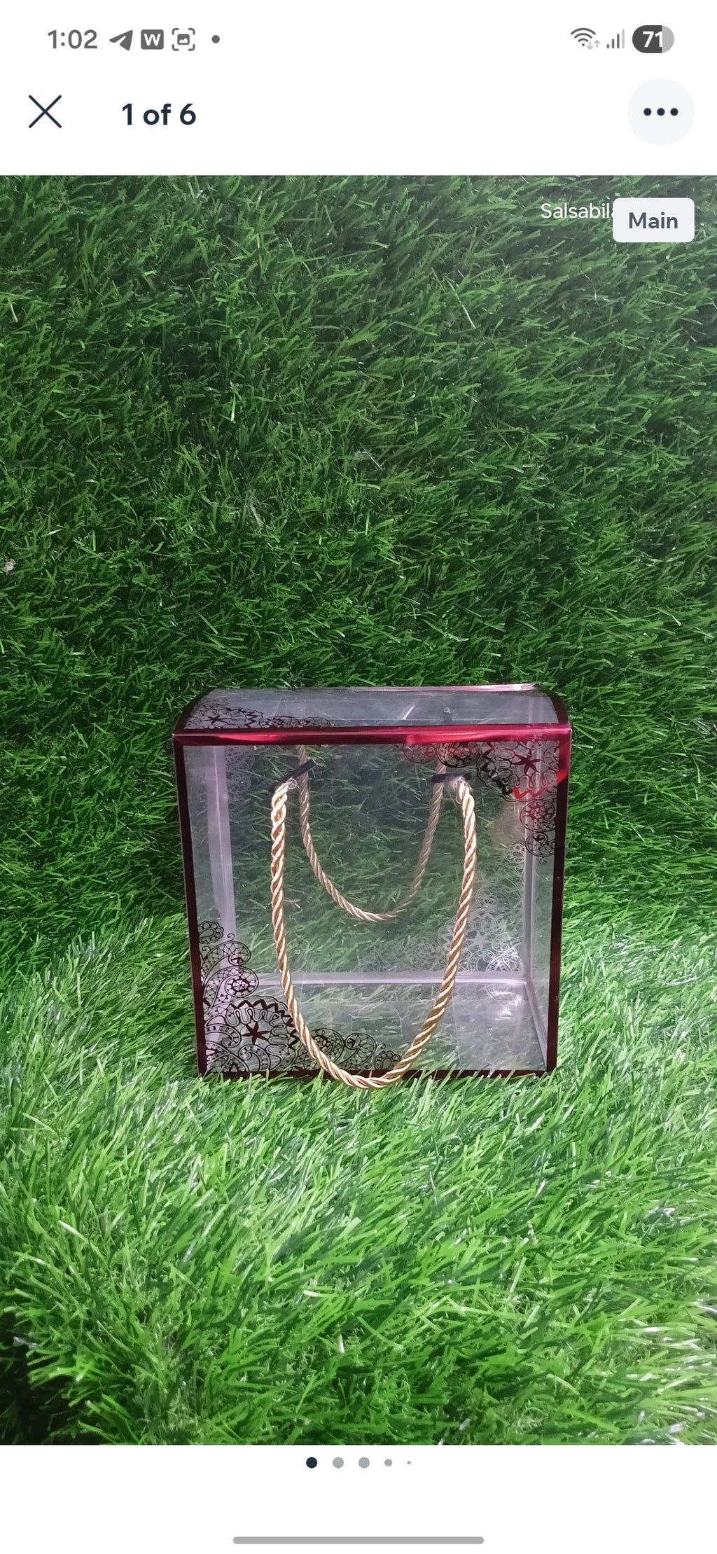 Printed PVC Rope Boxes for Hampers 6 * 6