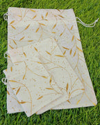 Return Gift Potli - Golden Stiching