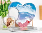 2 In 1 Heart Side Hanging Shaped Photo Frame Mould