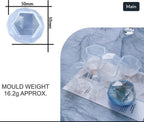 3D Diamond Paper Weight & Candle  Mould