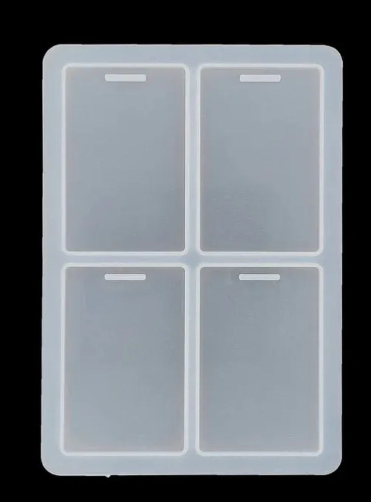 4 Cavity Luggage Tag Mould