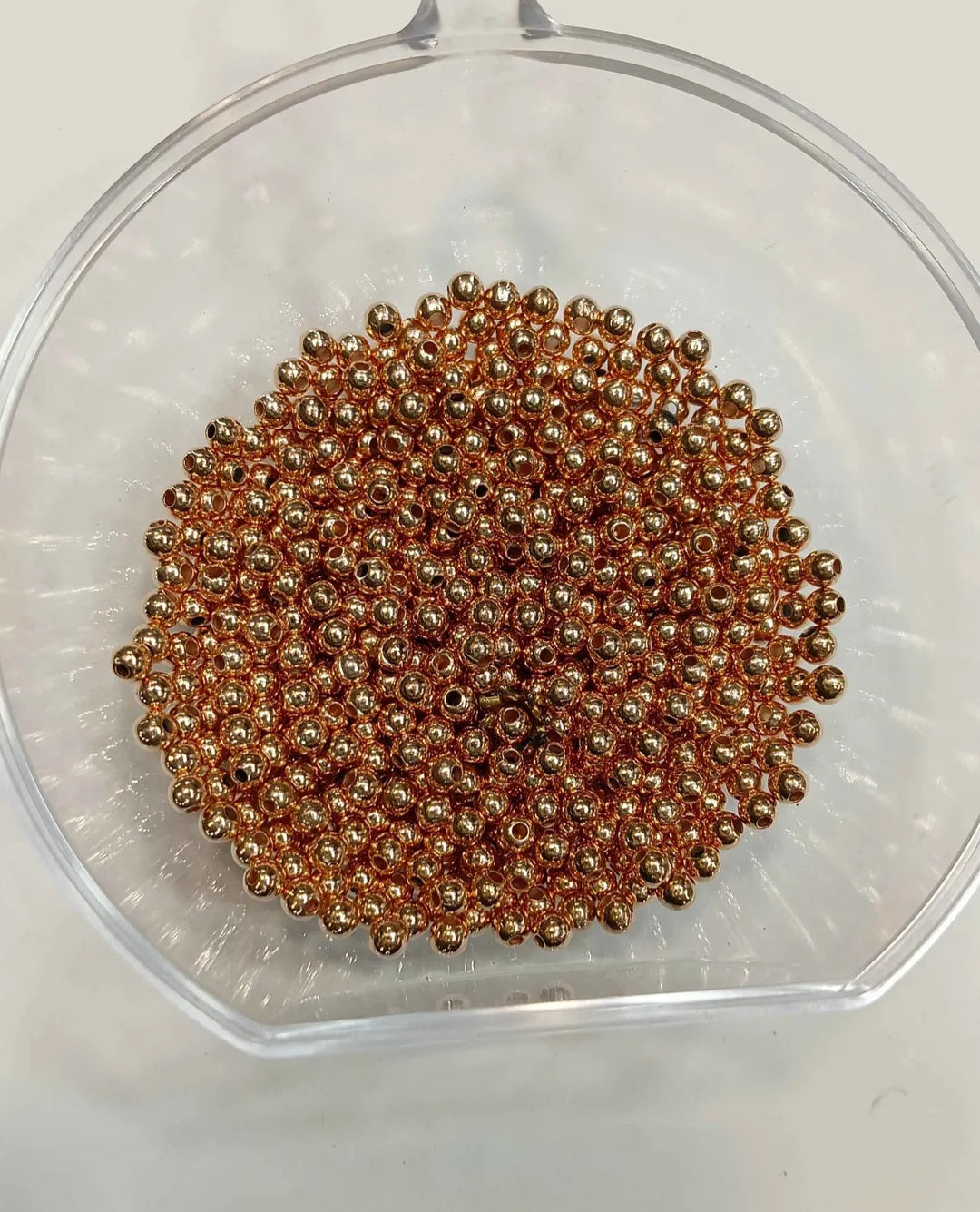 JAGS CRAFT BEADS ROUND COPPER COLOUR