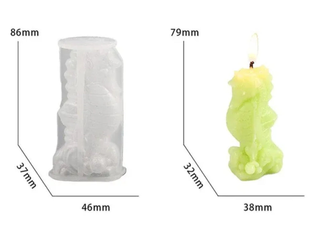 Sea Horse Candle Mould