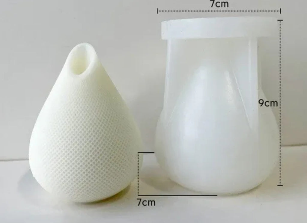 Geometric Water Drop Candle Handmade Mould