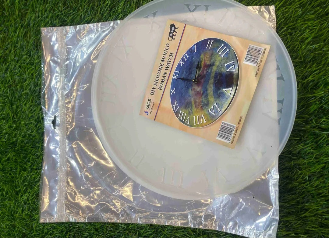 DIY SILLICONE MOULD ROMAN WATCH