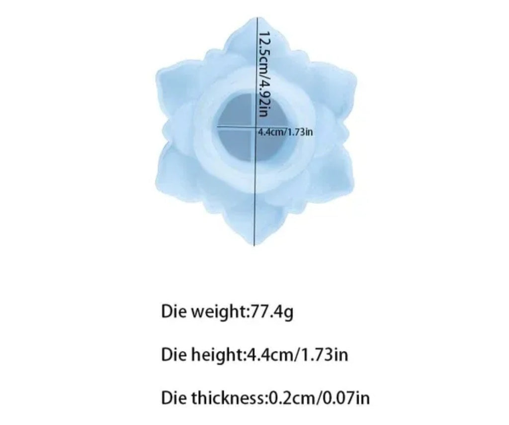 Lotus Shape Tea Light Candle Holder Mould