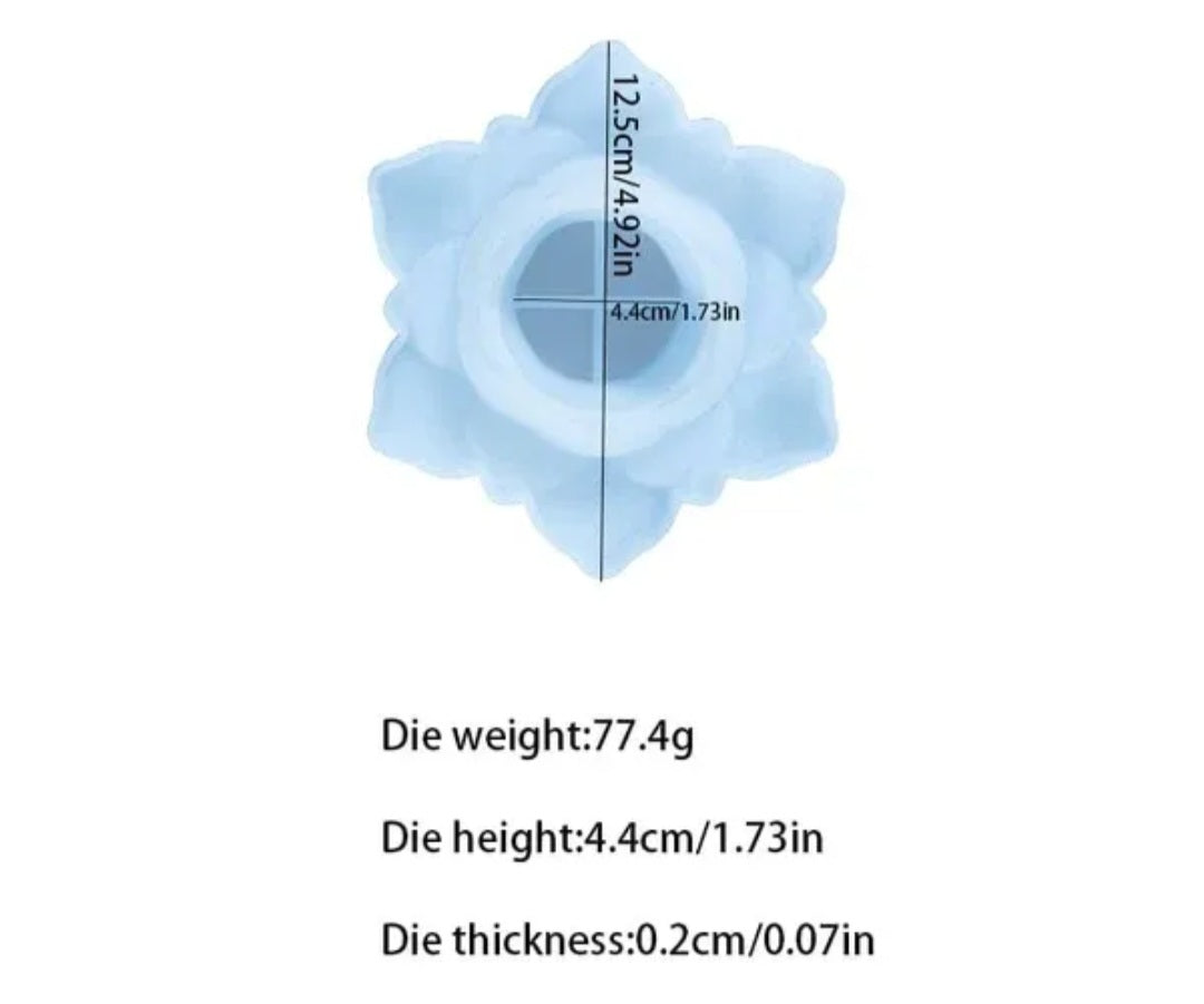 Lotus Shape Tea Light Candle Holder Mould