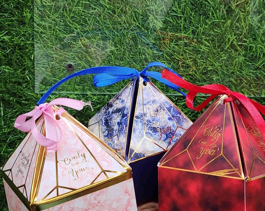20 Pcs Decorative Folding Storage Box for Return Gift, Birthday, Gift Boxes