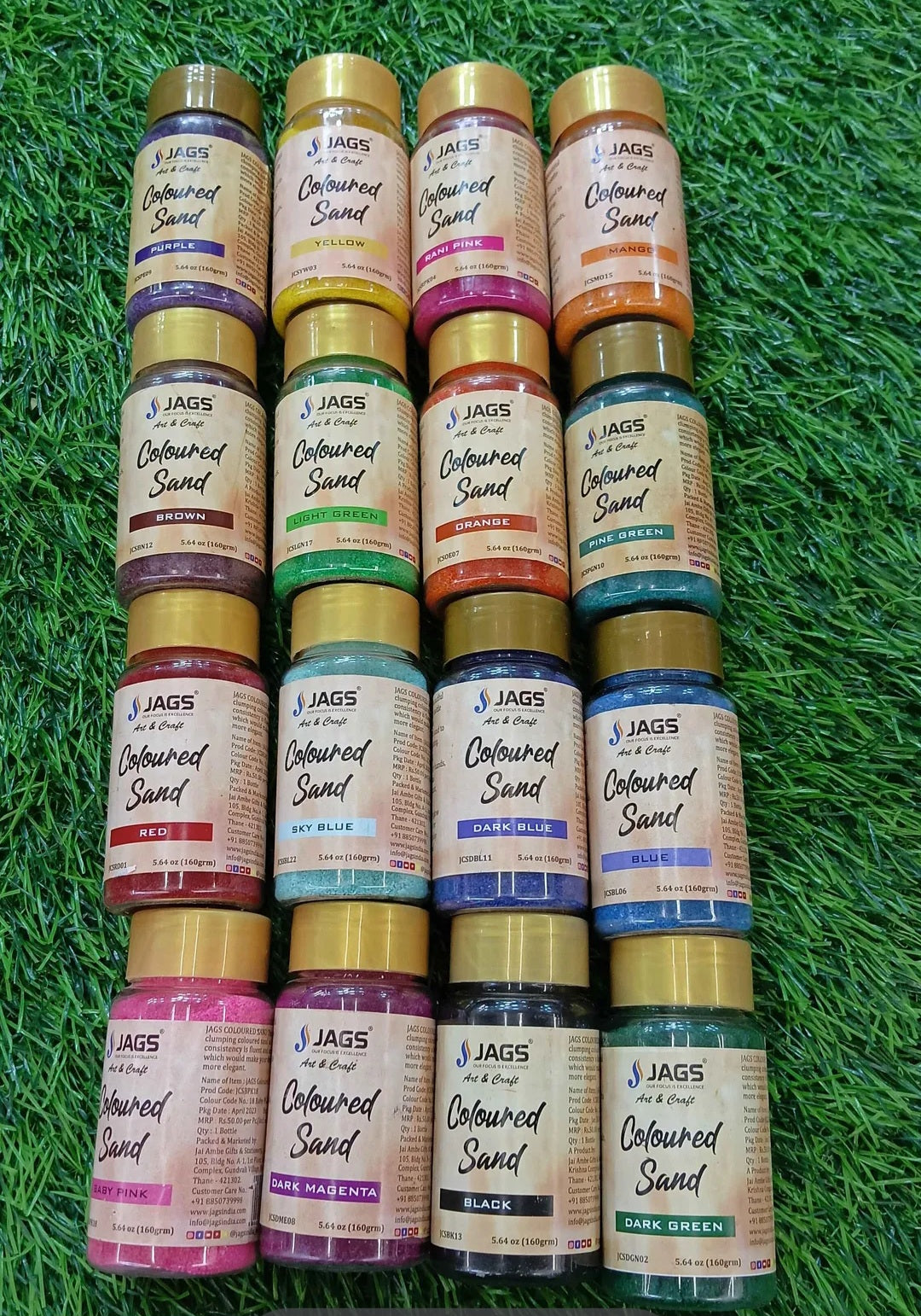 RESIN COLORED SAND
