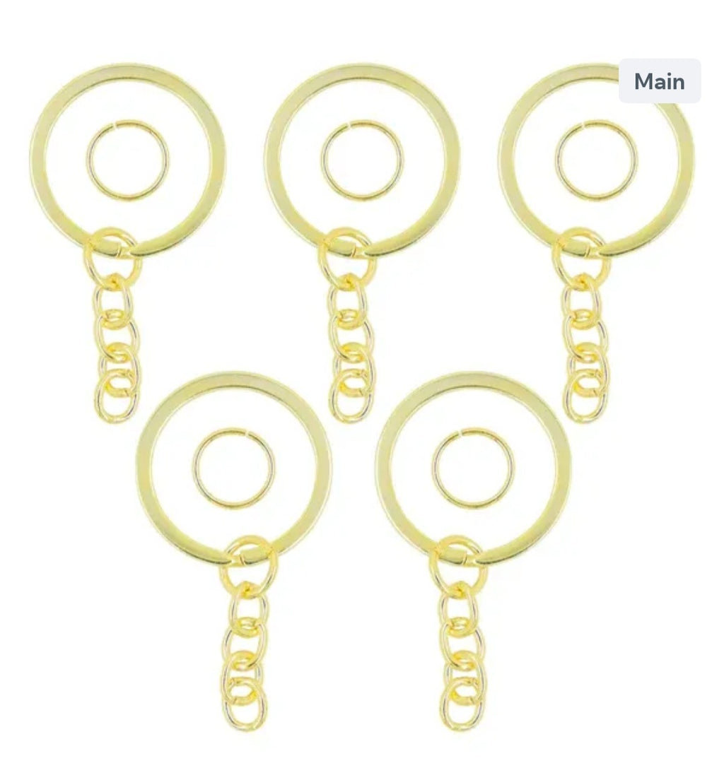 Keychain With Connecting Ring