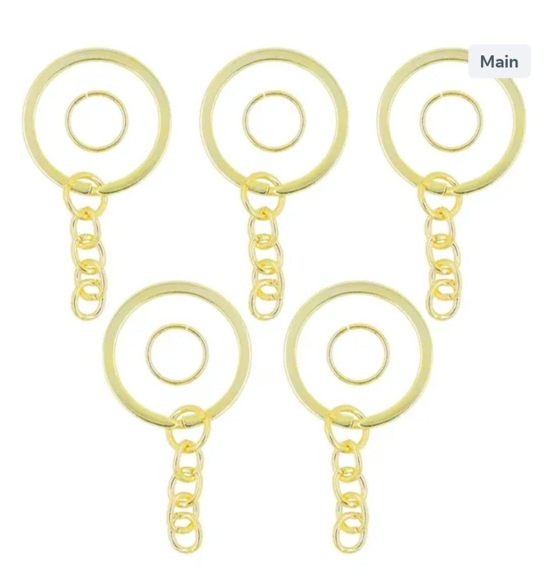 Keychain With Connecting Ring