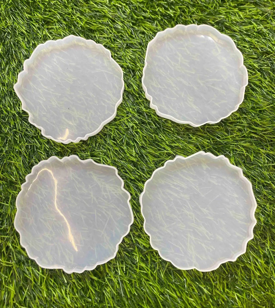 SILLICONE MOULD AGATE PLATE DESIGN