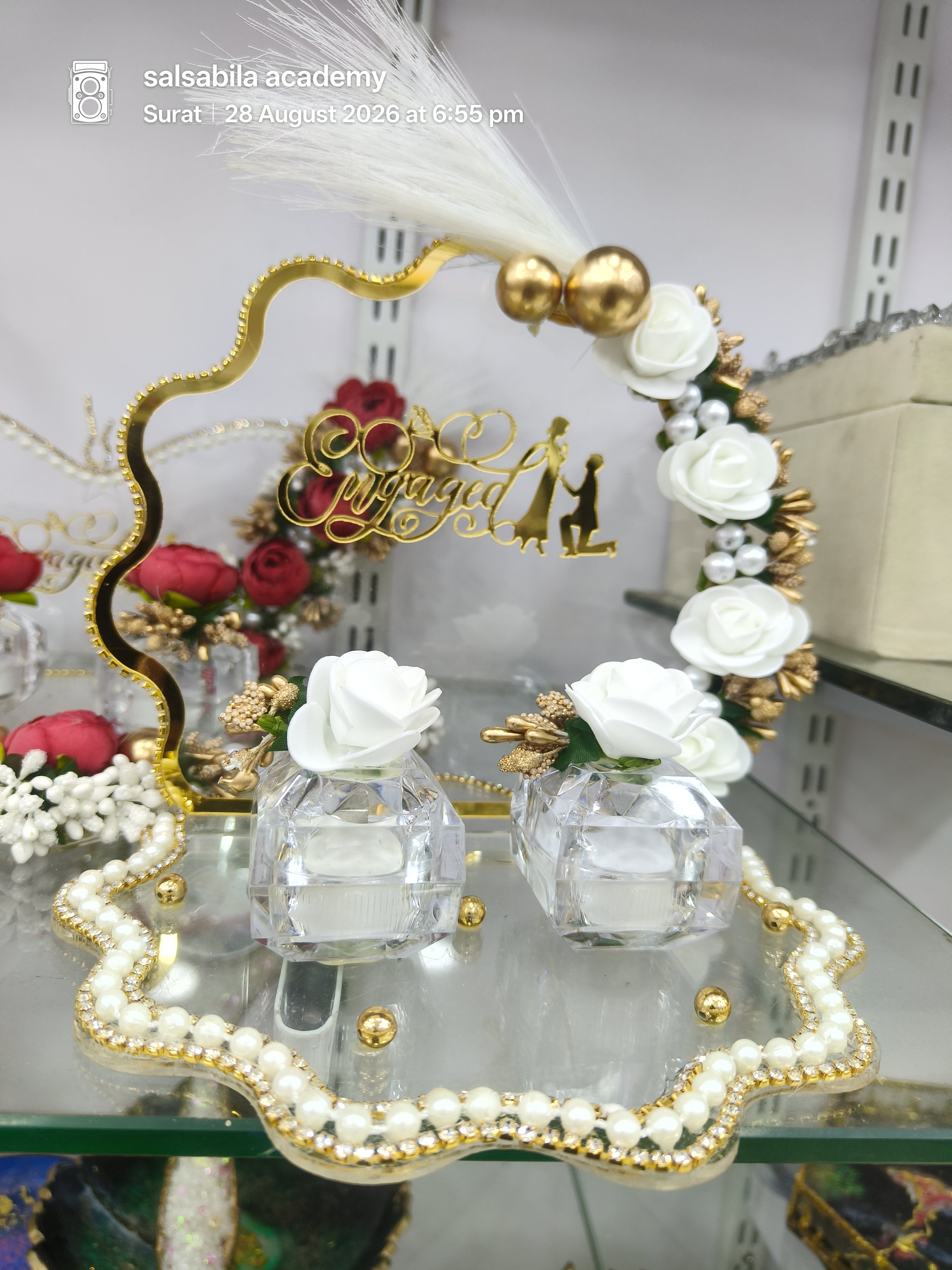 Acrylic ring platter