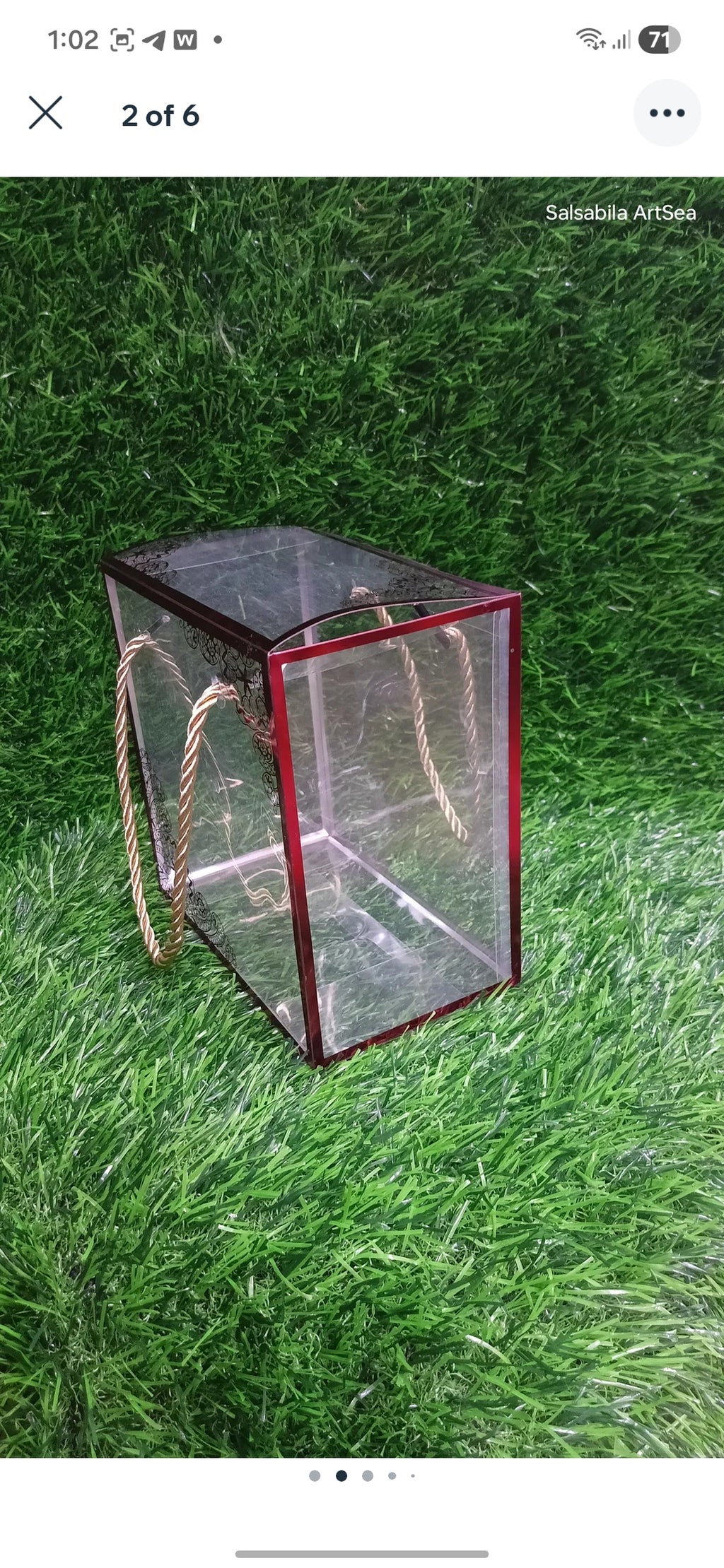 Printed PVC Rope Boxes for Hampers 6 * 6