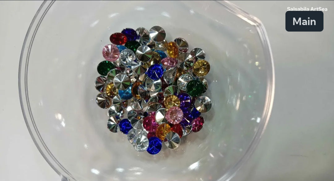 JAGS KUNDAN STONE DIAMOND ROUND B8
