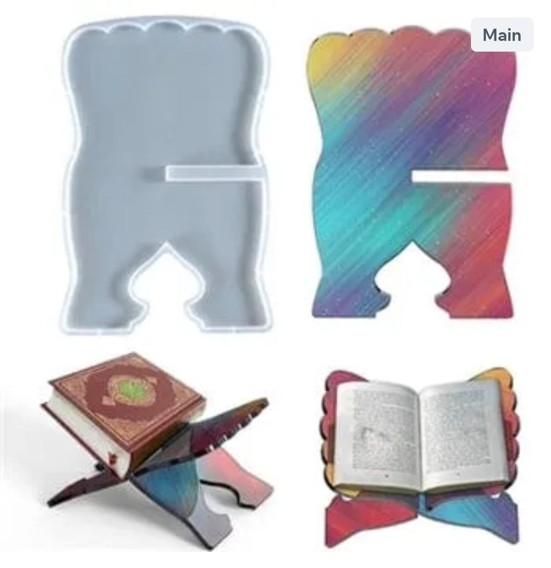 RESIN RIHAL SILLICONE MOLD - Religious Book Stand (Single Pc) Mould