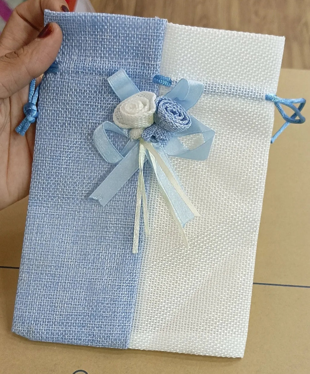 Jute Dual Color Potli