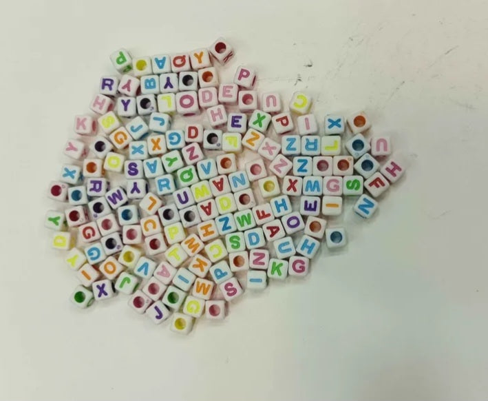 JAGS CRAFT BEADS ALPHABET SQUARE SMALL