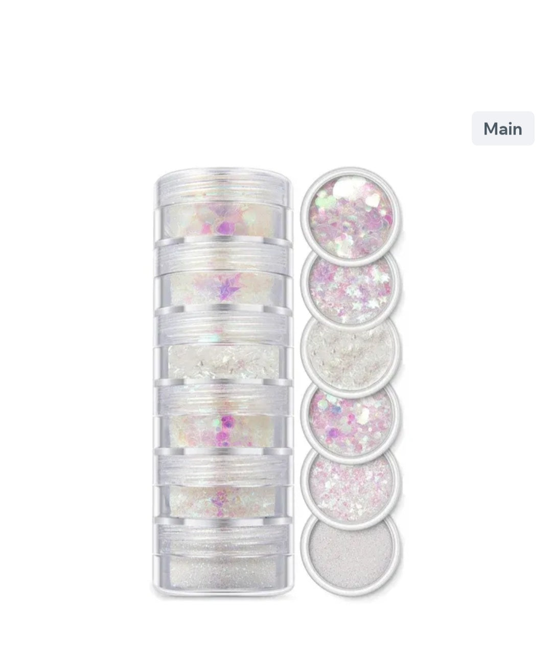 6 In 1 Glitter & Chunks Holo Collection