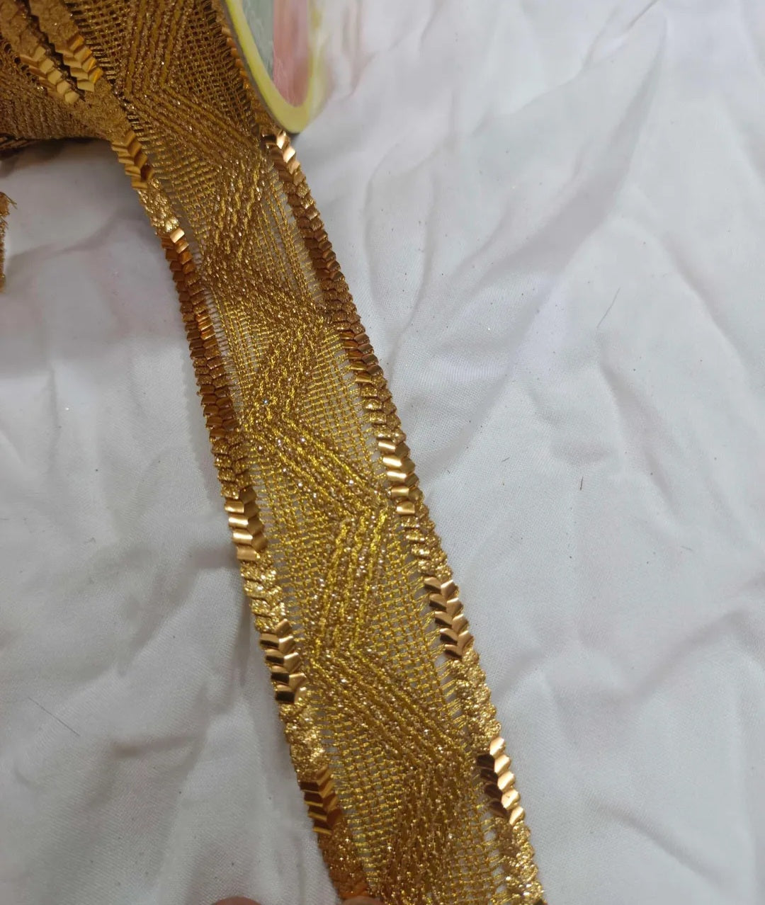 Glitter ribbon cross V