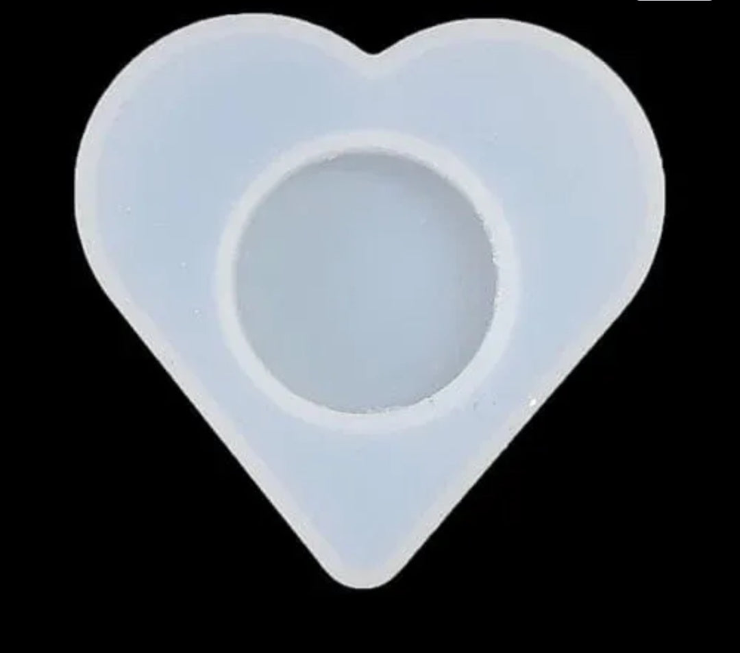 Heart Tea Light Candle Holder Mould