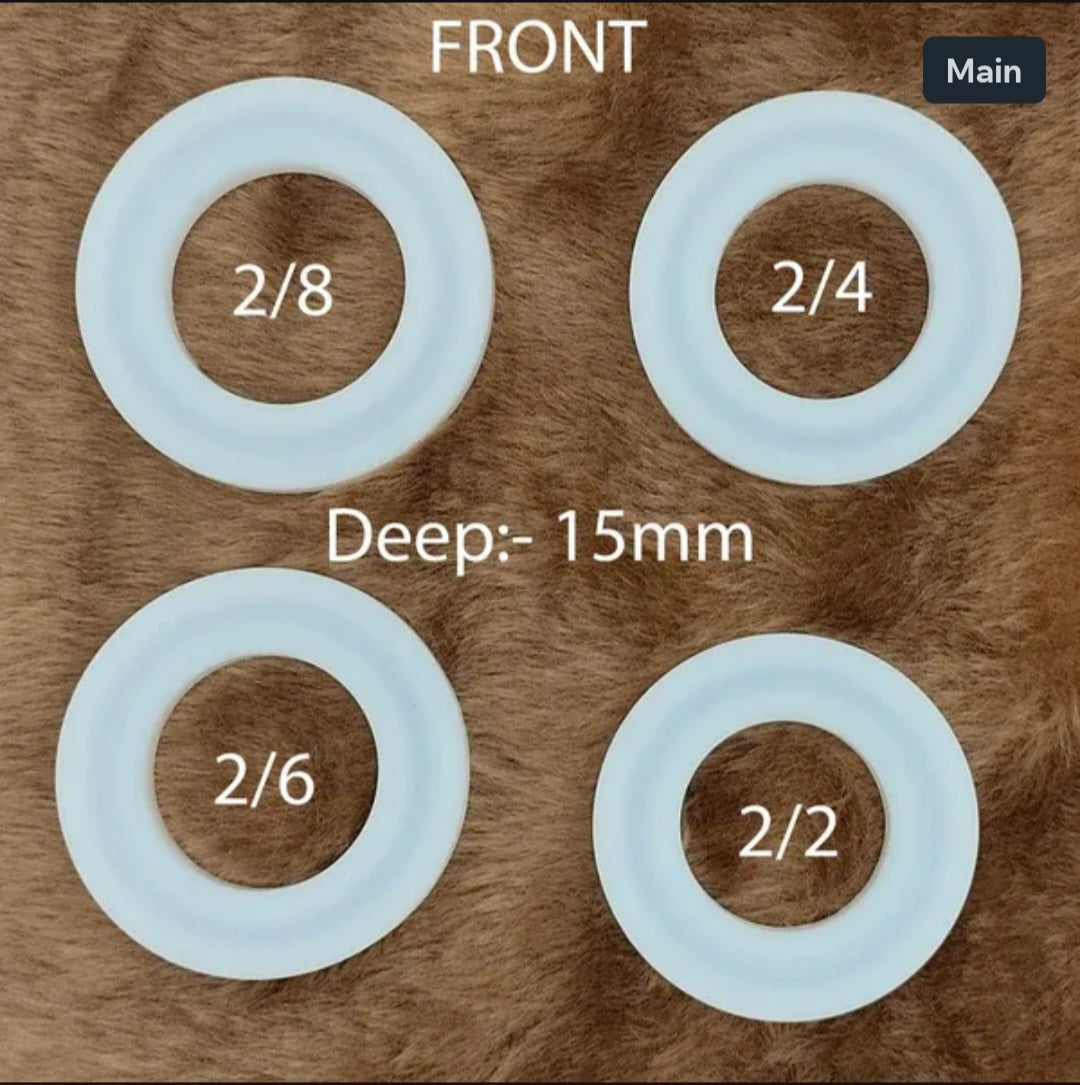 4 Pcs Deep Bangle Mould