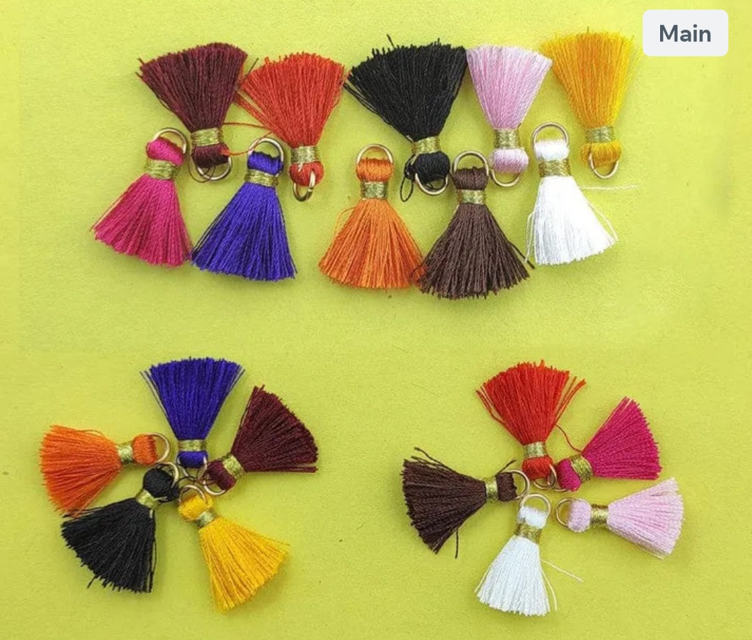 Small Multi Color Tassel