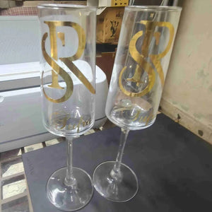 Metallic Gold Initial & Name Vinyl Decals | Resin Stickers, Gifting initials