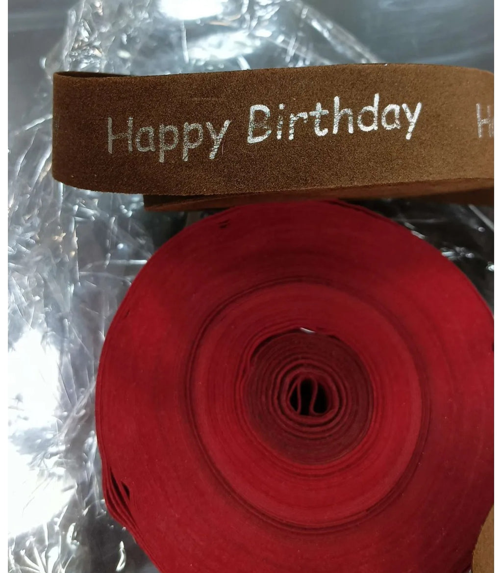 Printed Ribbon (Happy Birthday/ Congratulations/ It's a Boy-Girl)