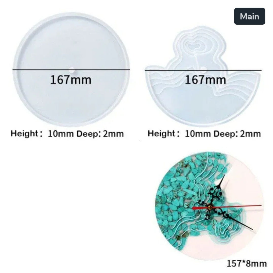 Ocean Clock Dial Set Of 2 Mould