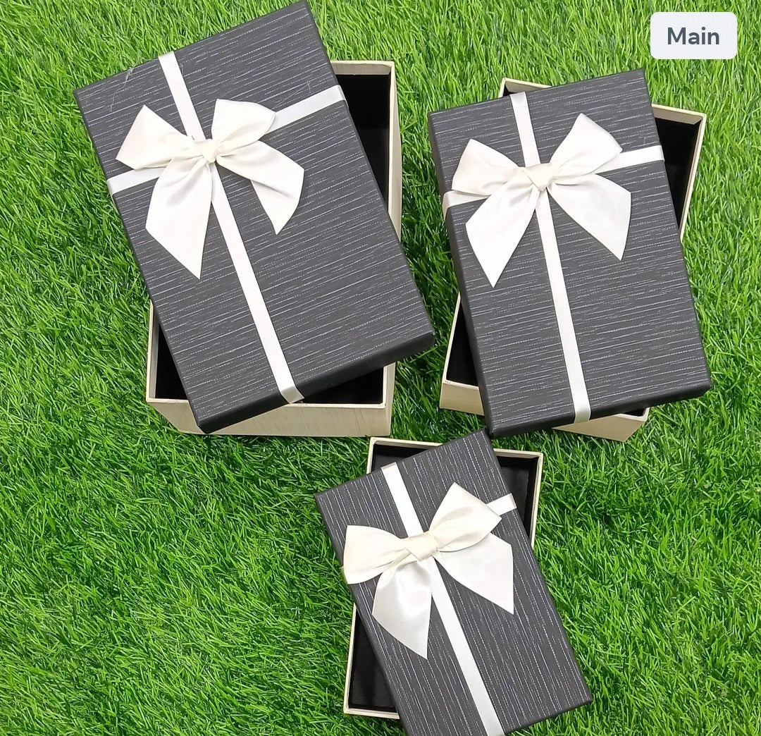 Satin  ribbon gift box