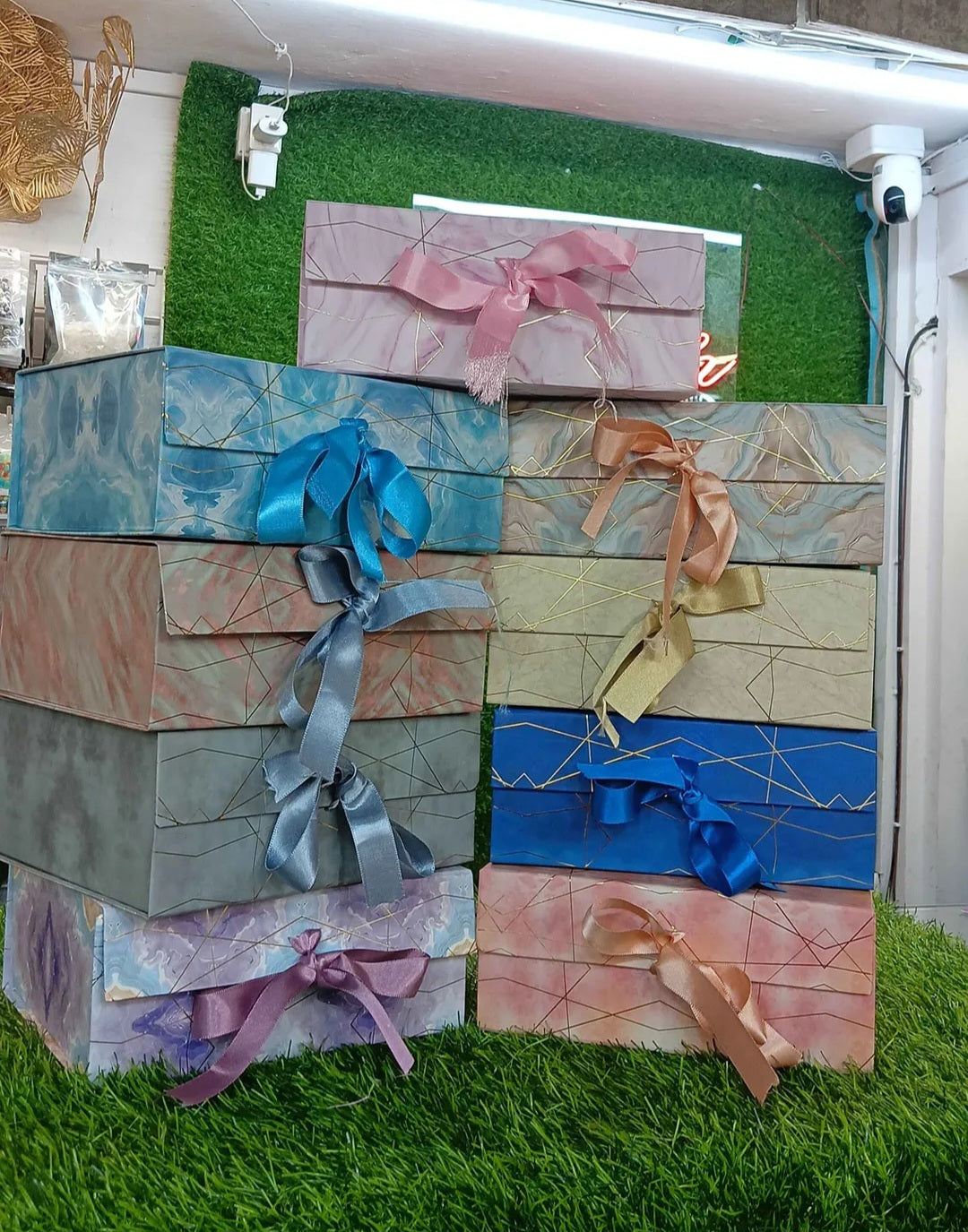 Printed Designer Trunk Boxes for hamper