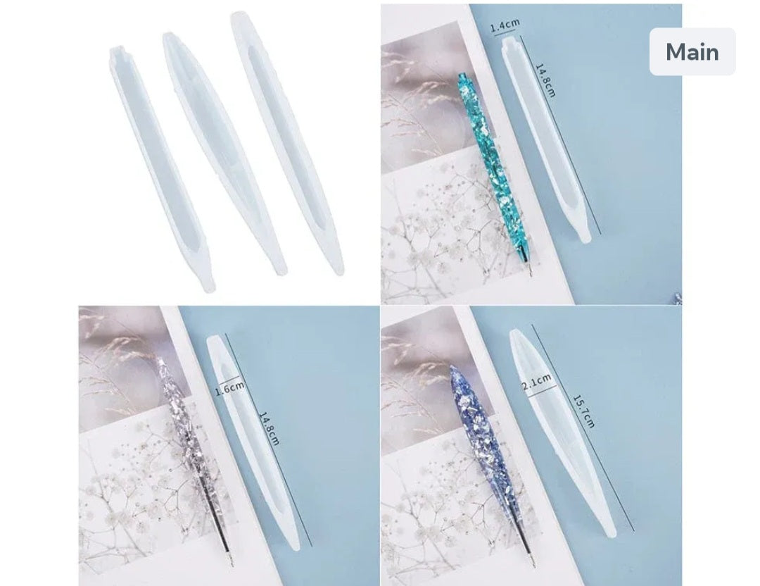 3Pcs Pen Mould Set Mould