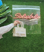 Jute Window Hamper Bag