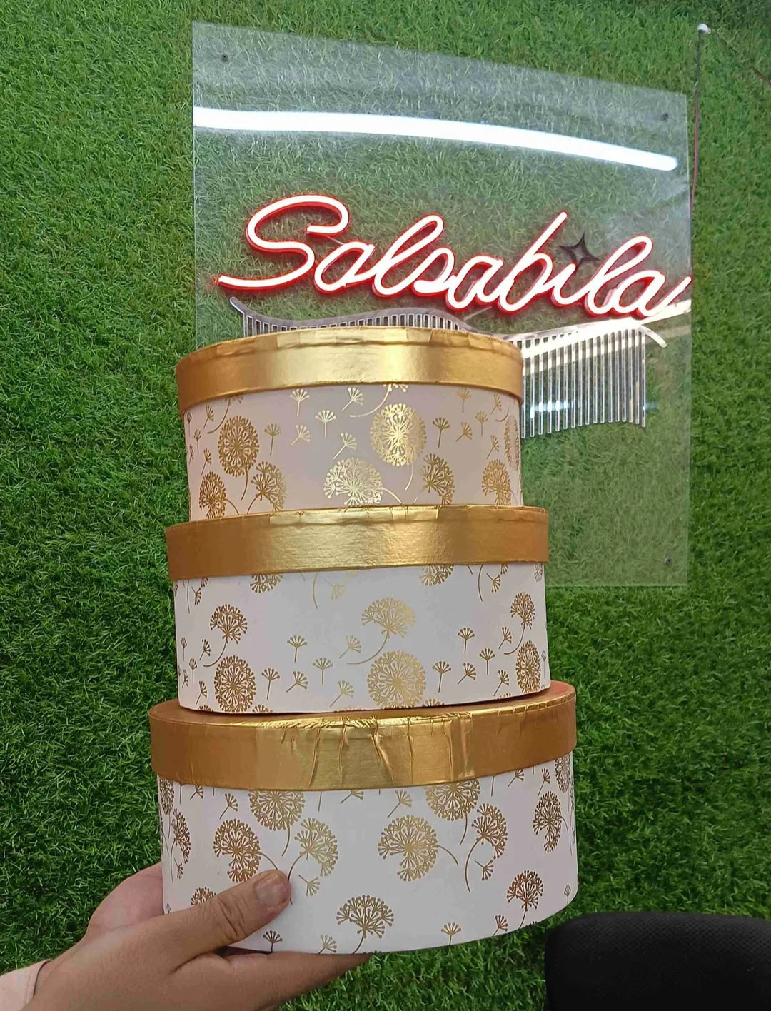 Round Circular Hamper BOX