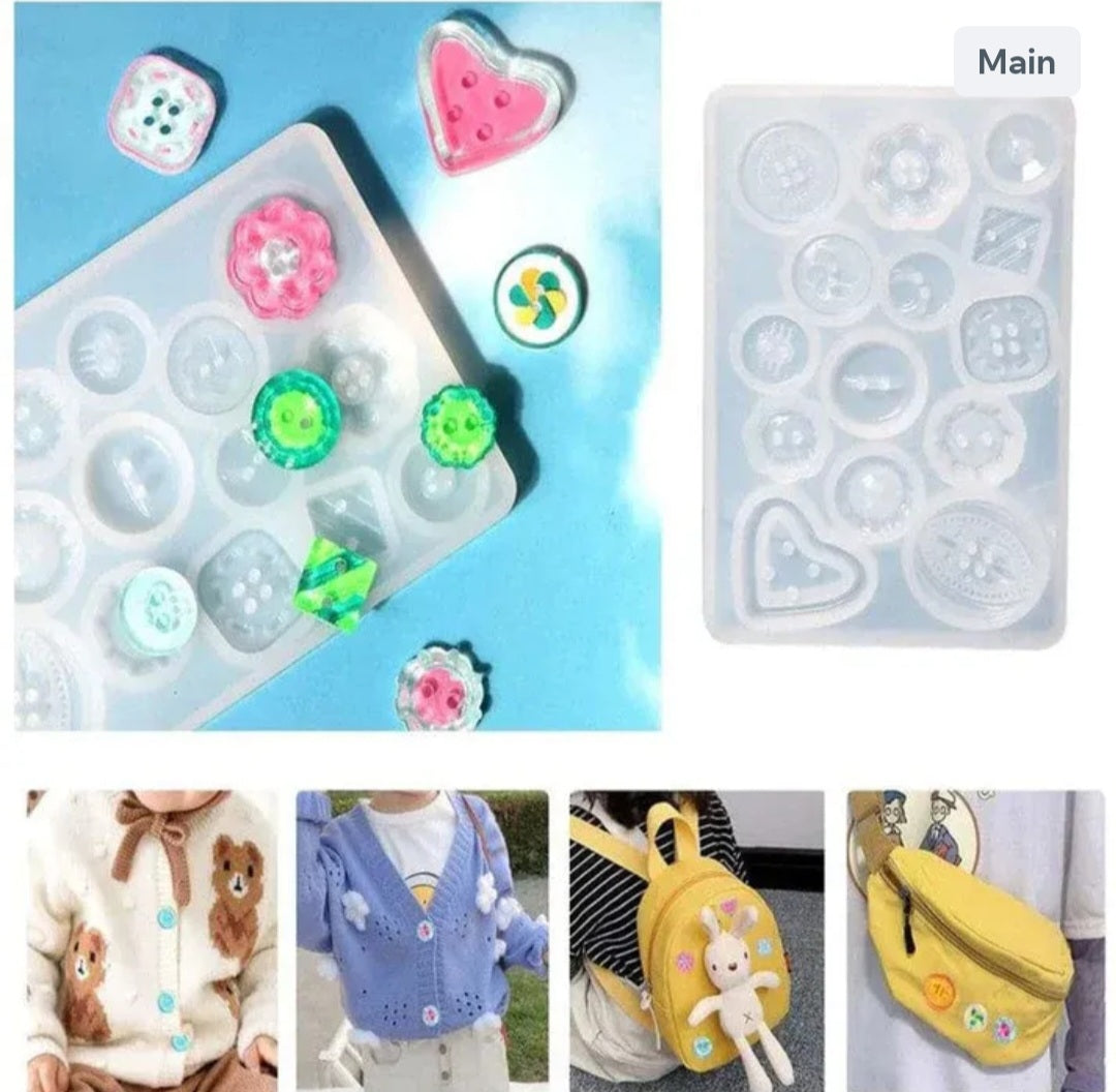 14 cavity button Mould