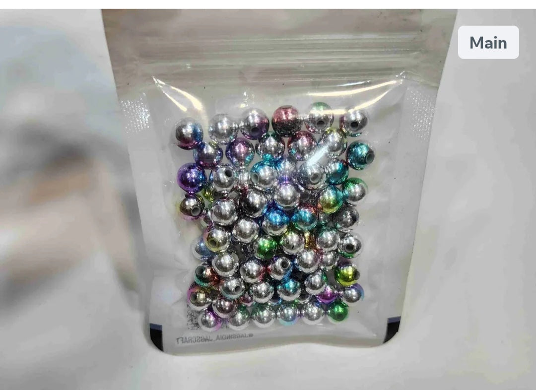 BEADS RAINBOW MULTI COLOUR