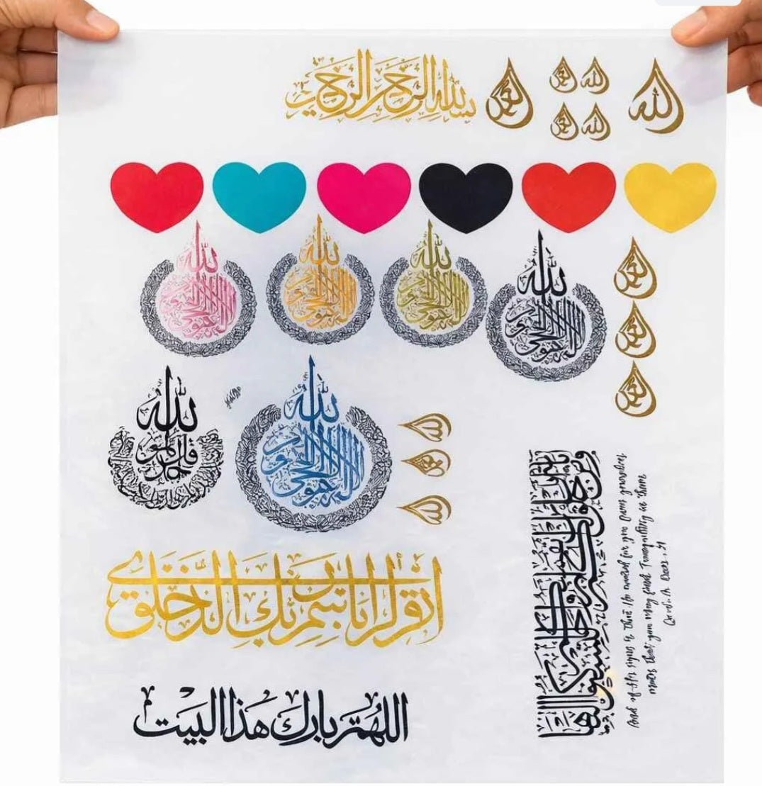 A4 - Custom Made Resin Art Insert Sheet | Customizable Resin Art(A4)