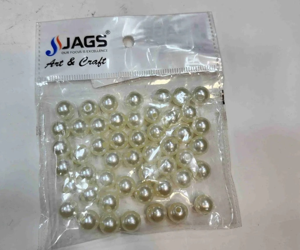 LAGS CRAFT BEADS PEARL COLOUR